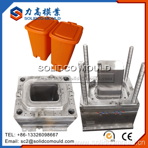 Plastic dustbins injection mold maker Taizhou